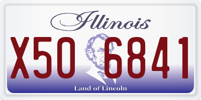 IL license plate X506841