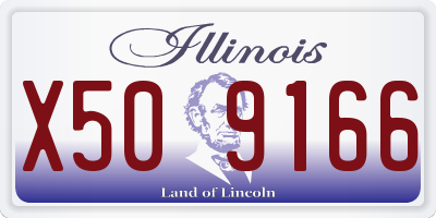 IL license plate X509166