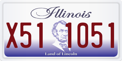 IL license plate X511051