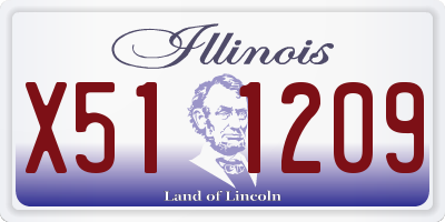 IL license plate X511209