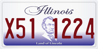 IL license plate X511224