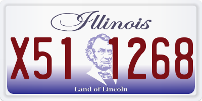 IL license plate X511268