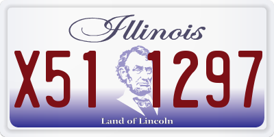 IL license plate X511297