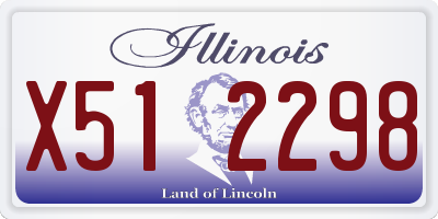 IL license plate X512298