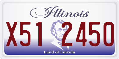 IL license plate X512450
