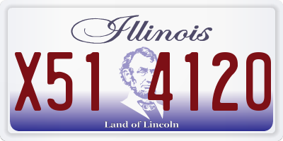 IL license plate X514120