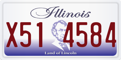 IL license plate X514584
