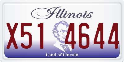 IL license plate X514644