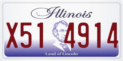 IL license plate X514914
