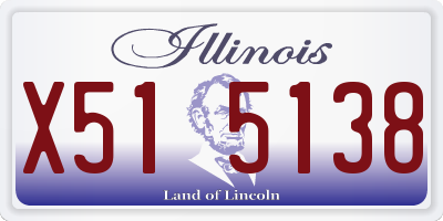 IL license plate X515138