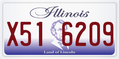 IL license plate X516209