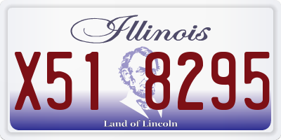 IL license plate X518295
