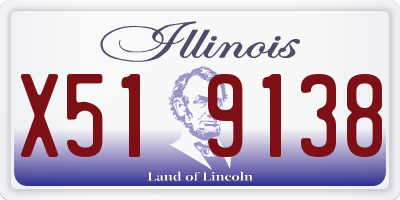 IL license plate X519138