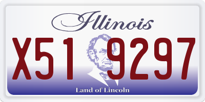 IL license plate X519297