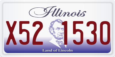 IL license plate X521530