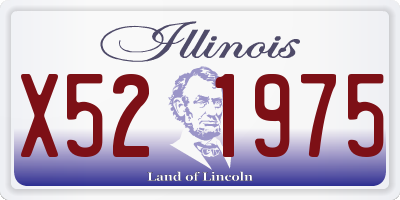 IL license plate X521975
