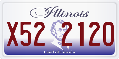 IL license plate X522120