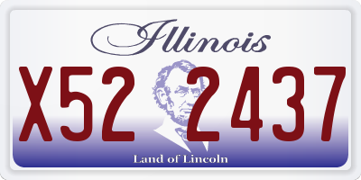 IL license plate X522437