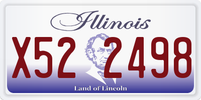 IL license plate X522498