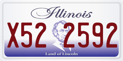 IL license plate X522592