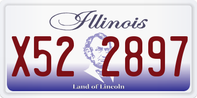IL license plate X522897