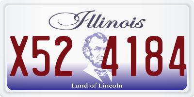 IL license plate X524184