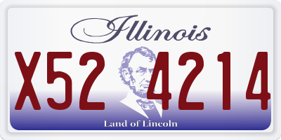 IL license plate X524214