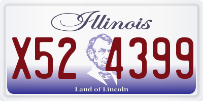 IL license plate X524399