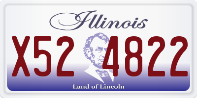 IL license plate X524822