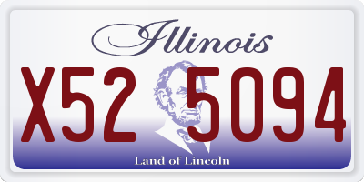 IL license plate X525094