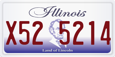 IL license plate X525214