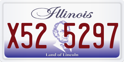 IL license plate X525297
