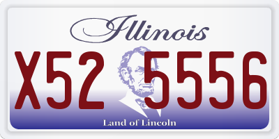 IL license plate X525556