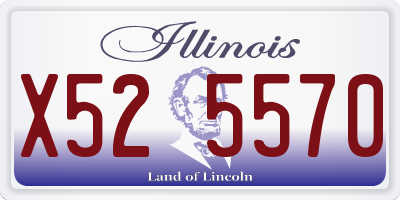 IL license plate X525570