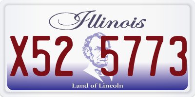 IL license plate X525773