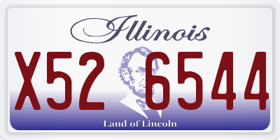 IL license plate X526544