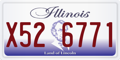 IL license plate X526771