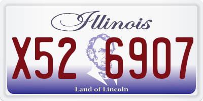 IL license plate X526907