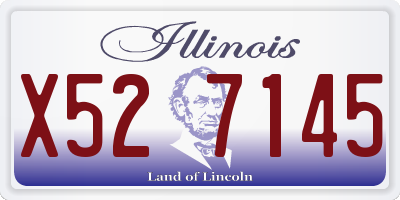 IL license plate X527145