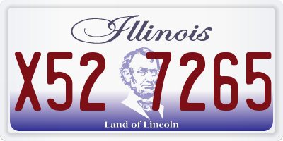 IL license plate X527265