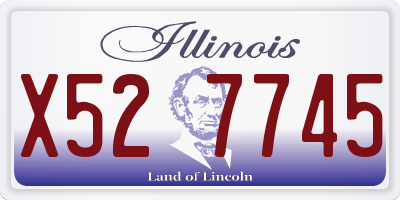 IL license plate X527745