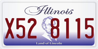 IL license plate X528115