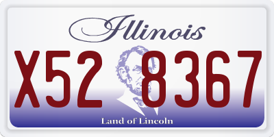IL license plate X528367
