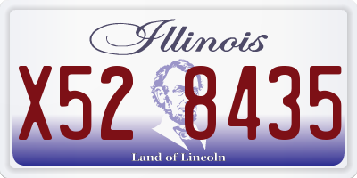 IL license plate X528435