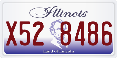 IL license plate X528486