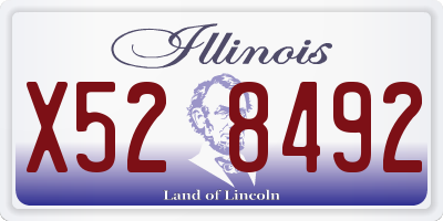 IL license plate X528492