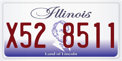 IL license plate X528511