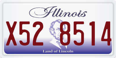 IL license plate X528514