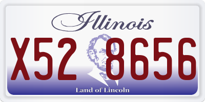 IL license plate X528656