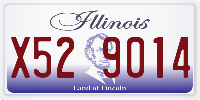 IL license plate X529014